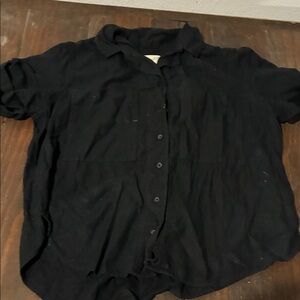 Black Button-Up Shirt
